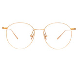Foster Oval Optical Frame in Rose Gold