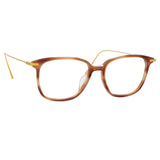 Coffey Rectangular Optical Frame in Horn