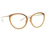 Angelica Cat Eye Optical Frame in Brown