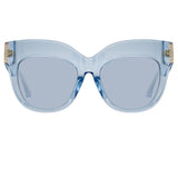Dunaway Oversized Sunglasses in Blue