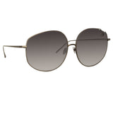 Marisa Oversized Sunglasses in Nickel