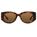 The Debbie | D-Frame Sunglasses in Tortoiseshell (C2)
