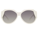 Christie Oversized Sunglasses in White