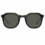 Fletcher Angular Sunglasses in Black