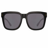The Freya | Square Sunglasses in Black