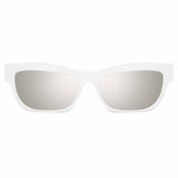 Paco Rabanne Moe Cat Eye Sunglasses in White