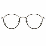 Comer Optical Oval Frame in White Gold