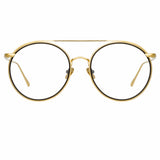 Corey Oval Optical Frame in Yellow Gold