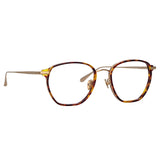 Danilo Angular Optical Frame in Light Gold