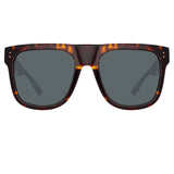 Carolina Flat Top Sunglasses in Tortoiseshell