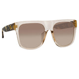 Carolina Flat Top Sunglasses in Ash