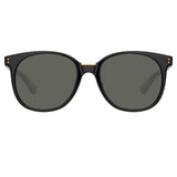 Palla D-Frame Sunglasses in Black