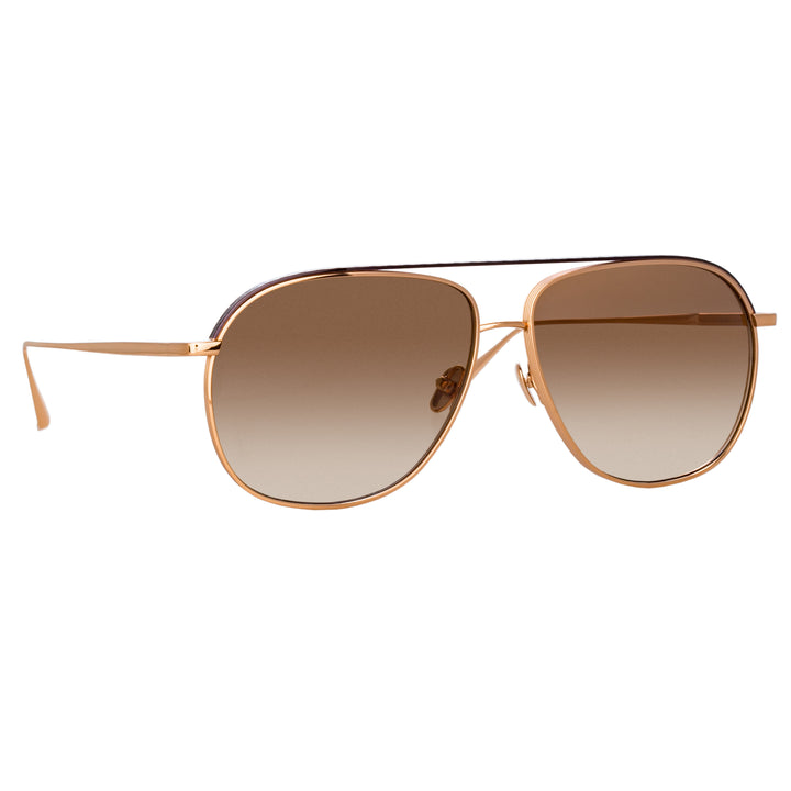 Rose gold 2024 aviator glasses