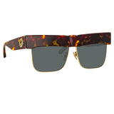 Rosalie Oversized Sunglasses in Tortoiseshell