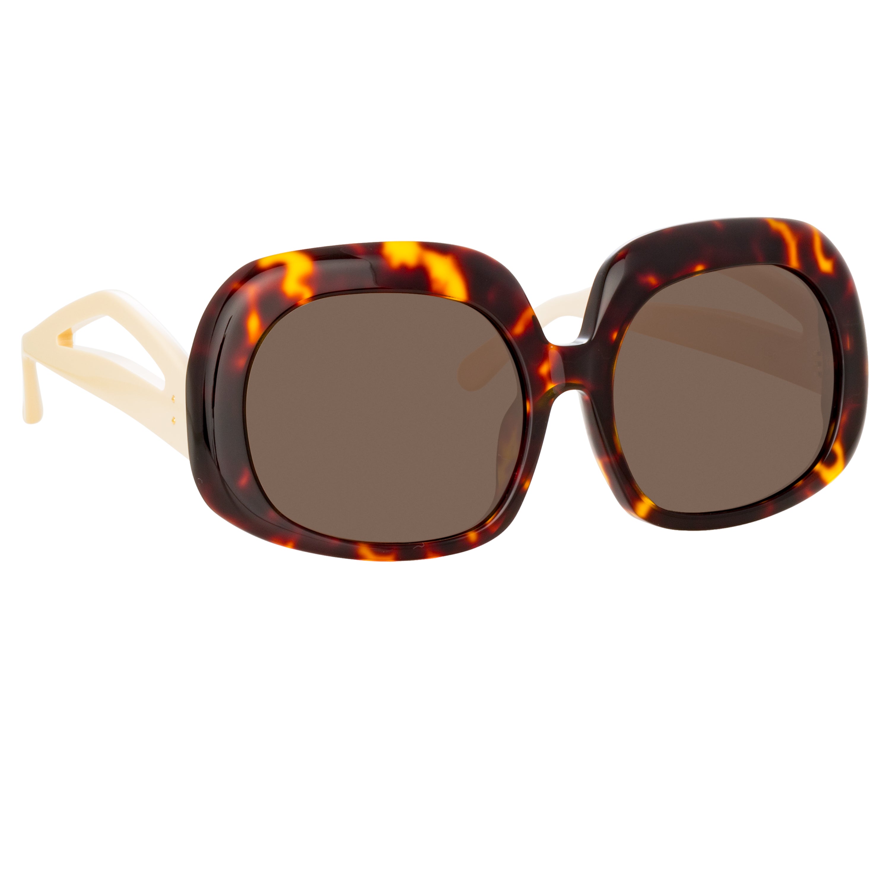 Lea Oversized Sunglasses in Tortoiseshell by LINDA FARROW – LINDA FARROW  (U.S.)