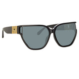 Sabine Oversized Sunglasses in Black