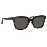 Desiree D-Frame Sunglasses in Black