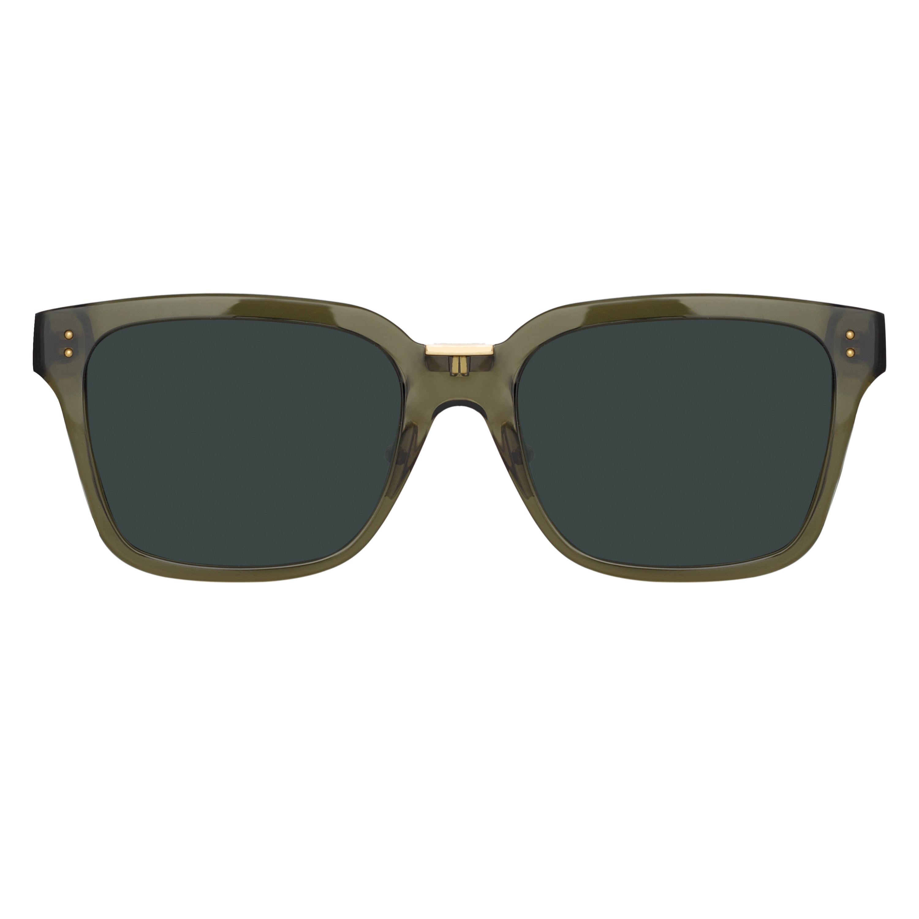 Desiree D-Frame Sunglasses in Black (Men's) by LINDA FARROW