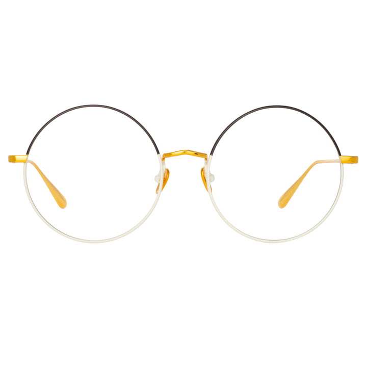 Round gold frame discount glasses