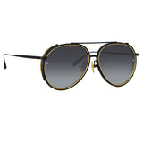 Torino Aviator Sunglasses in Nickel (Men's)