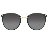 Calthorpe Oval Sunglasses in Green