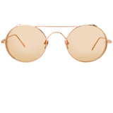 Linda Farrow 427 C13 Oval Sunglasses