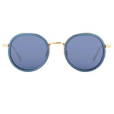Linda Farrow 437 C5 Oval Sunglasses
