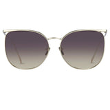 Linda Farrow 509 C5 Browline Sunglasses