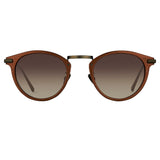 Linda Farrow 512 C6 Oval Sunglasses