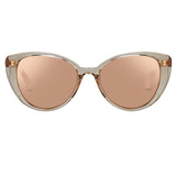 Linda Farrow 517 C4 Cat Eye Sunglasses