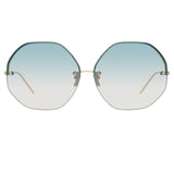 Linda Farrow 567 C9 Oversized Sunglasses