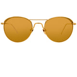Linda Farrow 623 C1 Oval Sunglasses