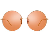 Linda Farrow 626 C5 Round Sunglasses