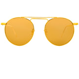 Linda Farrow 633 C1 Oval Sunglasses