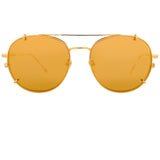 Linda Farrow 646 C1 Oval Sunglasses