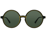 Linda Farrow 650 C1 Round Sunglasses