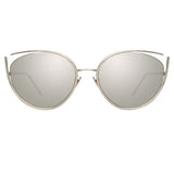 Linda Farrow Jeanne C2 Cat Eye Sunglasses
