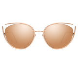 Linda Farrow Fontaine C3 Cat Eye Sunglasses