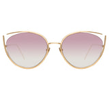 Linda Farrow Jeanne C9 Cat Eye Sunglasses