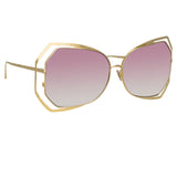 Linda Farrow Lily C8 Oversized Sunglasses