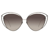 Linda Farrow Lorita C6 Cat Eye Sunglasses