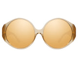 Linda Farrow Patty C6 Round Sunglasses