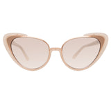 Linda Farrow Khira C6 Cat Eye Sunglasses