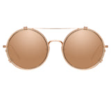 Linda Farrow Rose C6 Round Sunglasses