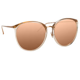 Linda Farrow Kings C5 Oversized Sunglasses