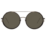 Linda Farrow Dalal C3 Round Sunglasses