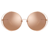 Linda Farrow Farah C3 Round Sunglasses
