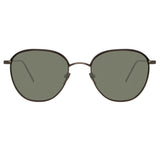 Linda Farrow Raif C4 Square Sunglasses