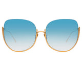 Linda Farrow Kennedy C5 Oversized Sunglasses