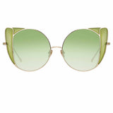 Linda Farrow Austin C1 Cat Eye Sunglasses